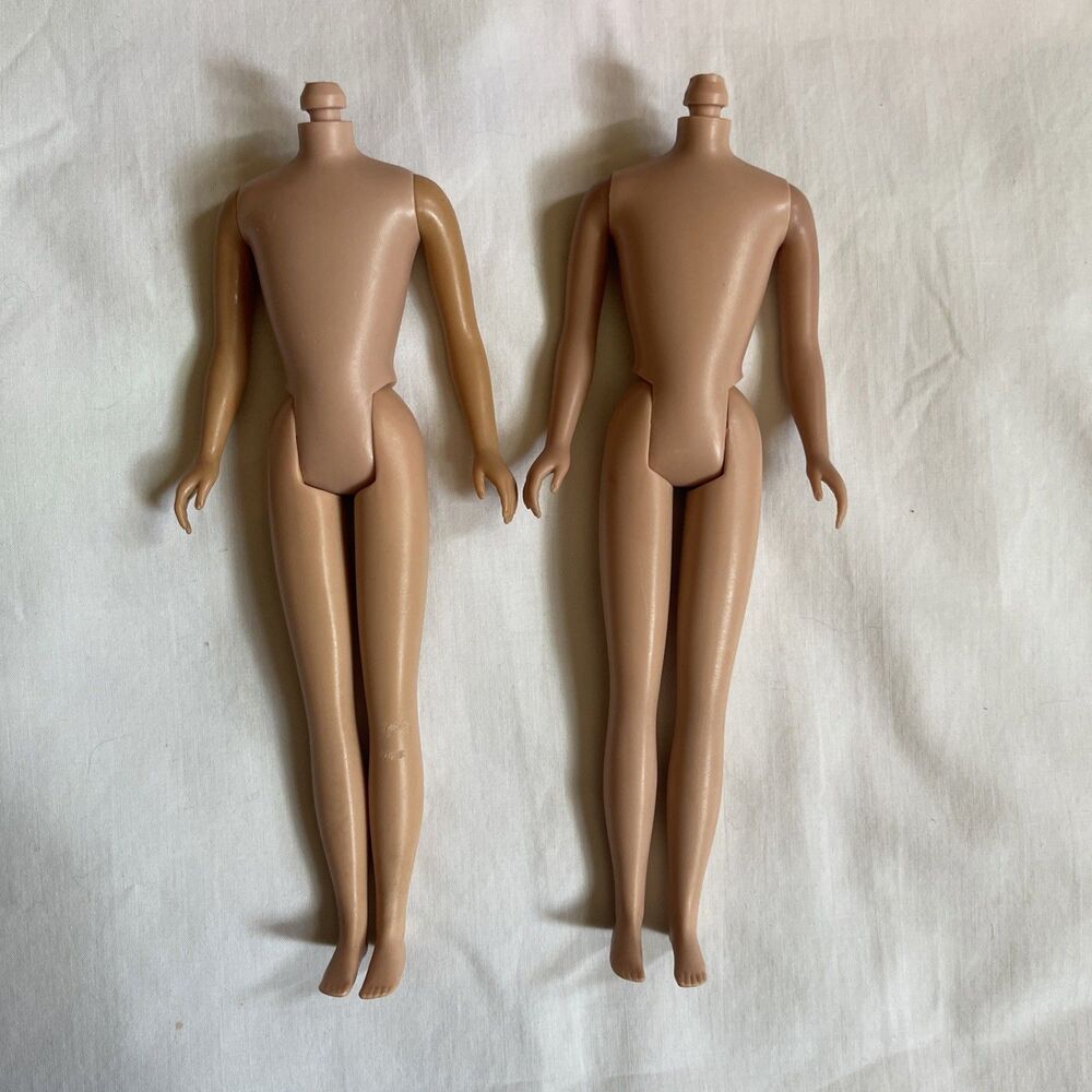VTG 1963 Barbie Skipper Doll Bodies Lot Of 2 Early Issue
